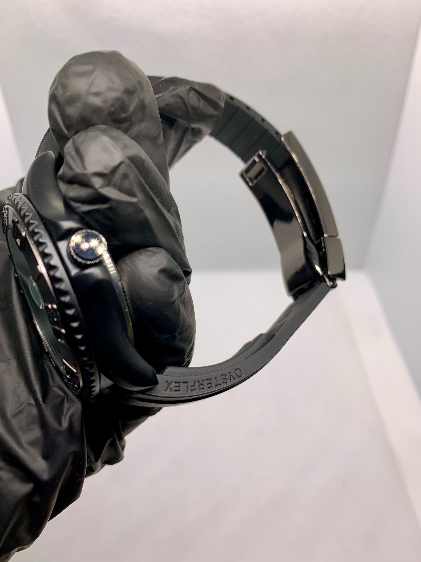 Rolex Luxury Men’s Rubber Strap Watch – Premium Rotating Dial