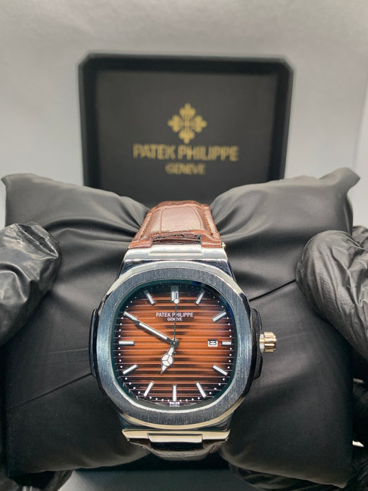 Patek Philippe Classic Leather — Luxury Men’s Watch with Date & Time