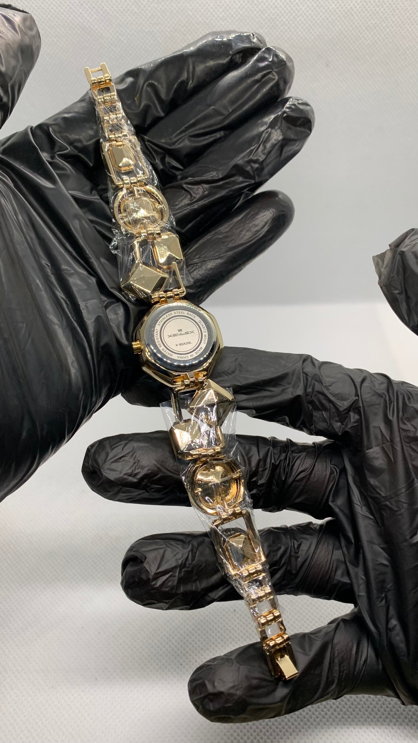 Timas Golden Grace — Luxury Women’s Watch with Crystal Gold Stones