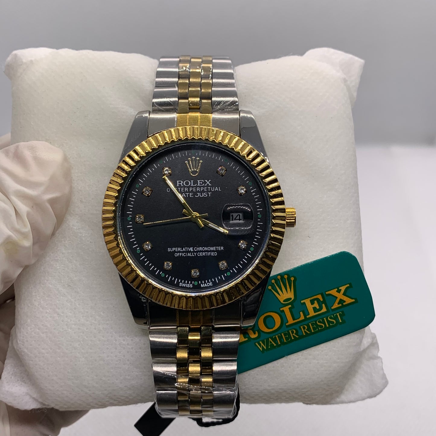 Rolex Luxury Men’s Silver Watch – Premium Quality Timepiece