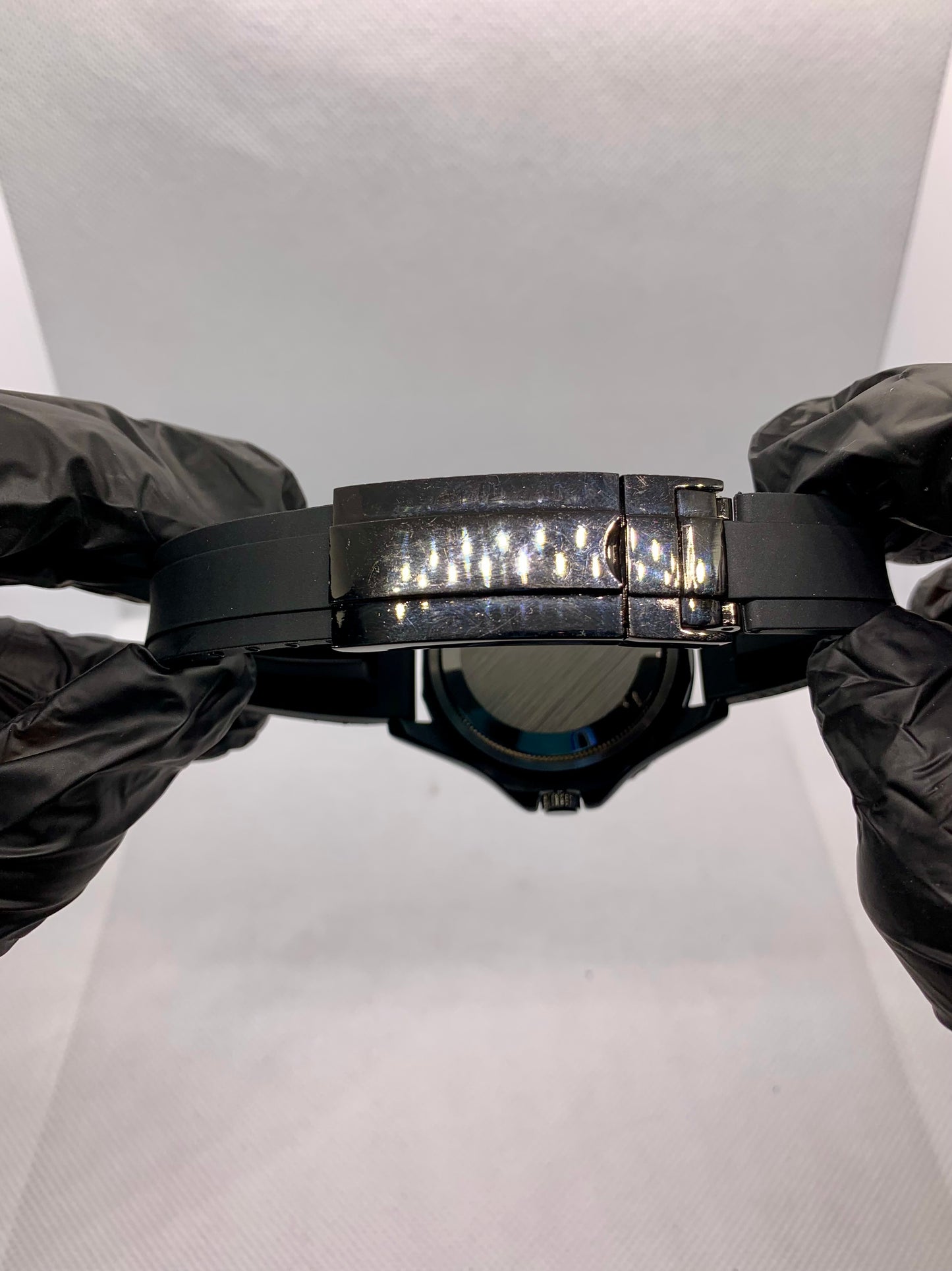 Rolex Luxury Men’s Rubber Strap Watch – Premium Rotating Dial