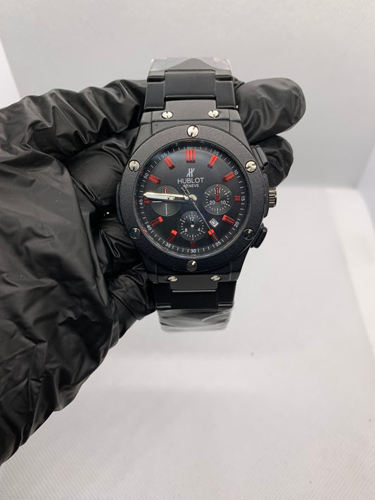 Hublot Red Chrono — Luxury Men’s Chronograph Watch with Red Dial