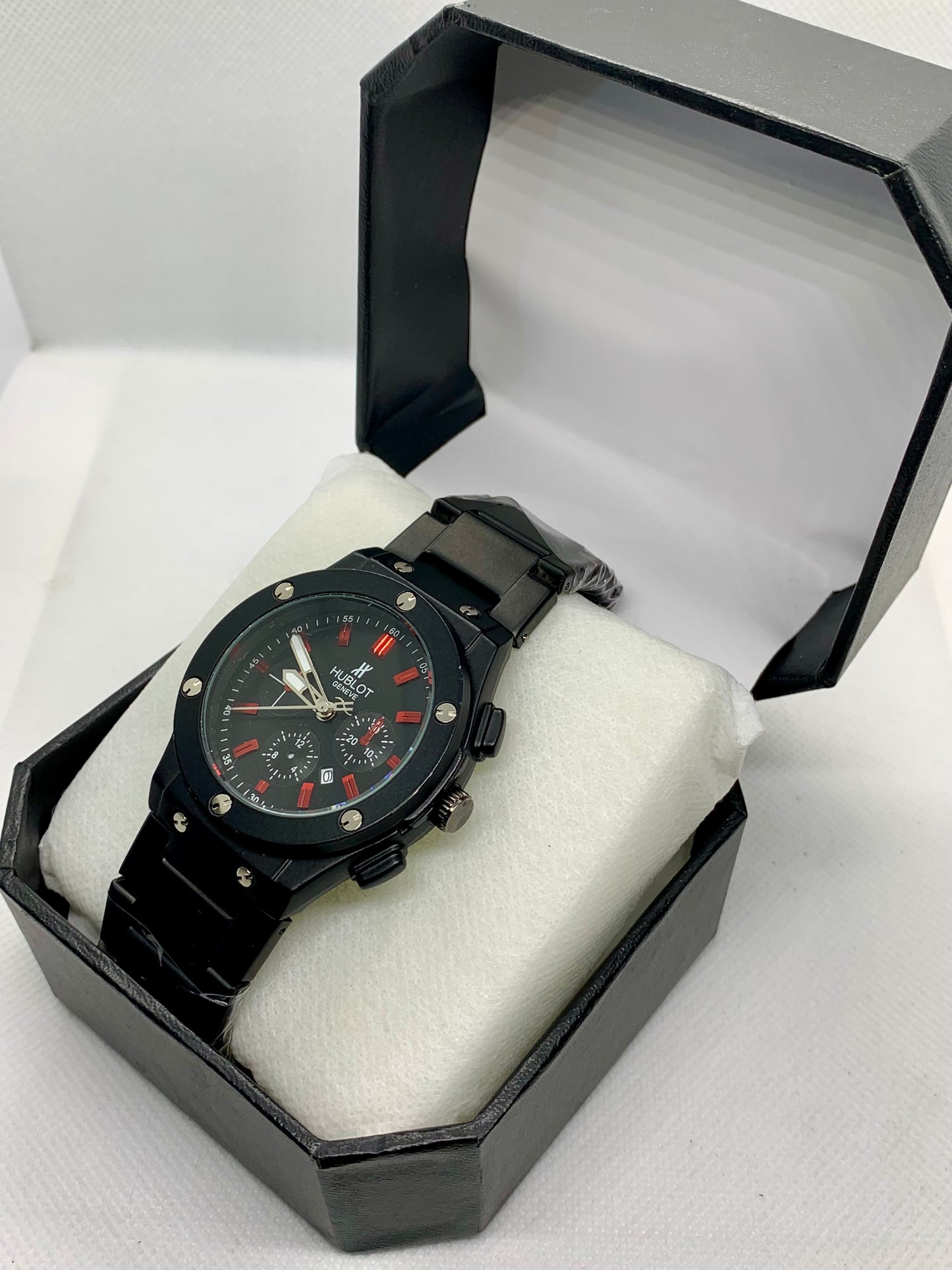 Hublot Red Chrono — Luxury Men’s Chronograph Watch with Red Dial