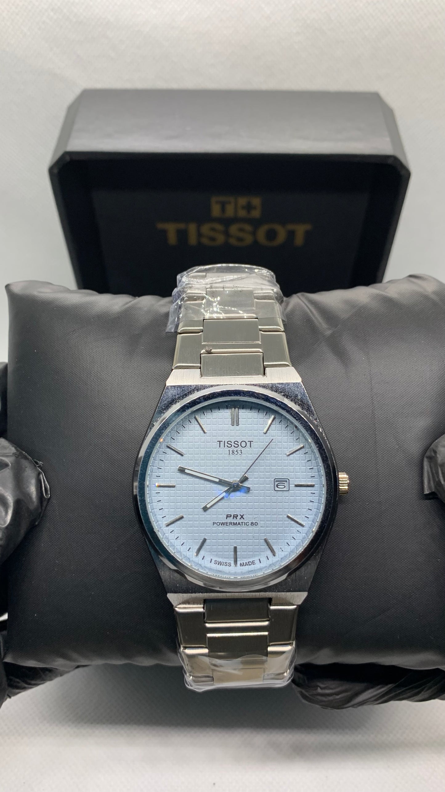 Tissot PRX Silver Edition — Luxury Men’s Watch with Date & Time