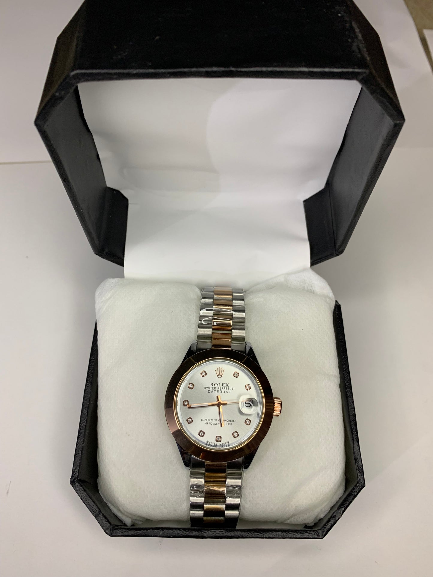 Rolex Women’s Luxury Two-Tone Date just with Gift Box