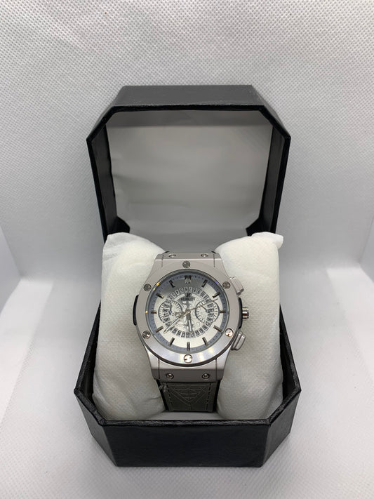 Hublot Chronograph Master Copy – Leather Strap + Master Lock